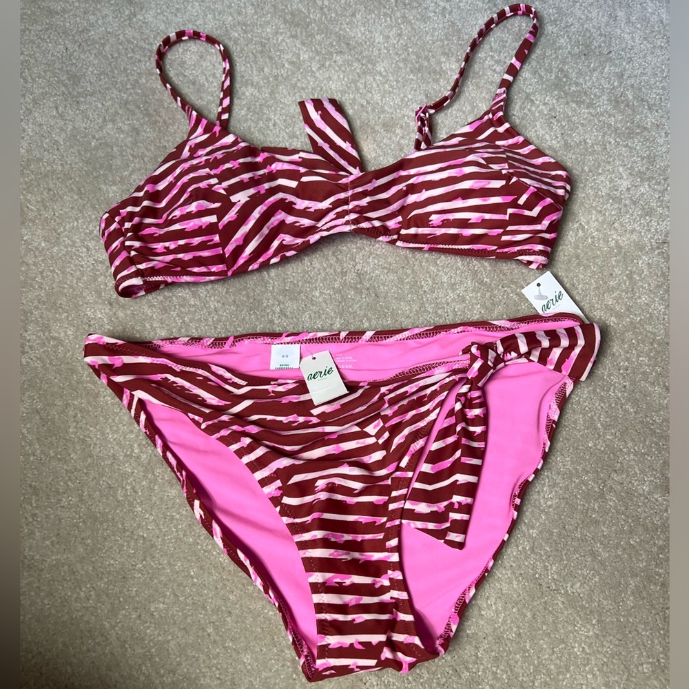 Aerie bikini- NWT zebra stripe design